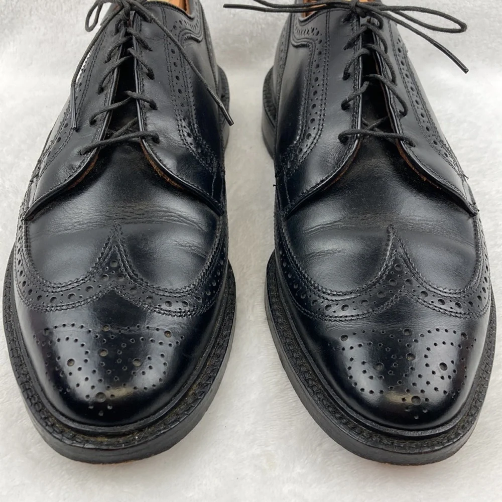 Allen Edmonds Men’s MacNeil Black Leather Wingtip Oxford with Cedar Shoe Trees 9